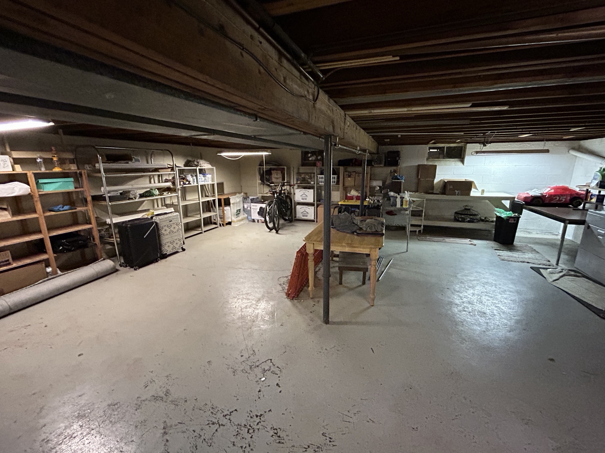 Basement before renovation