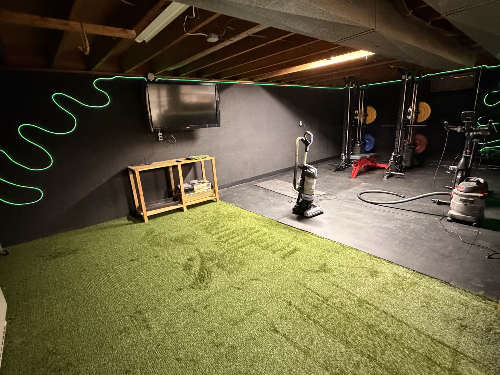Gym flooring and equipment